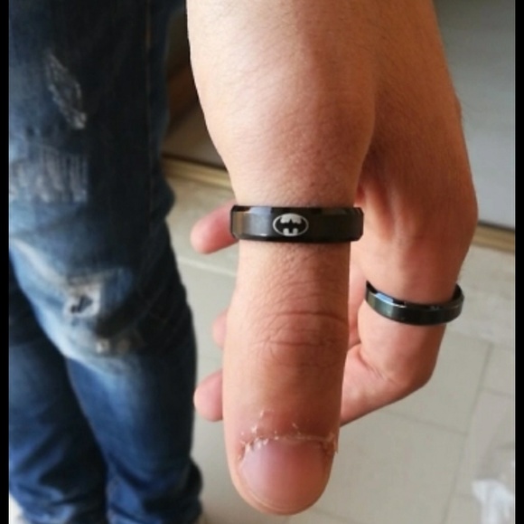 NWT Stainless Steel Batman Ring Size 11 - Picture 6 of 7